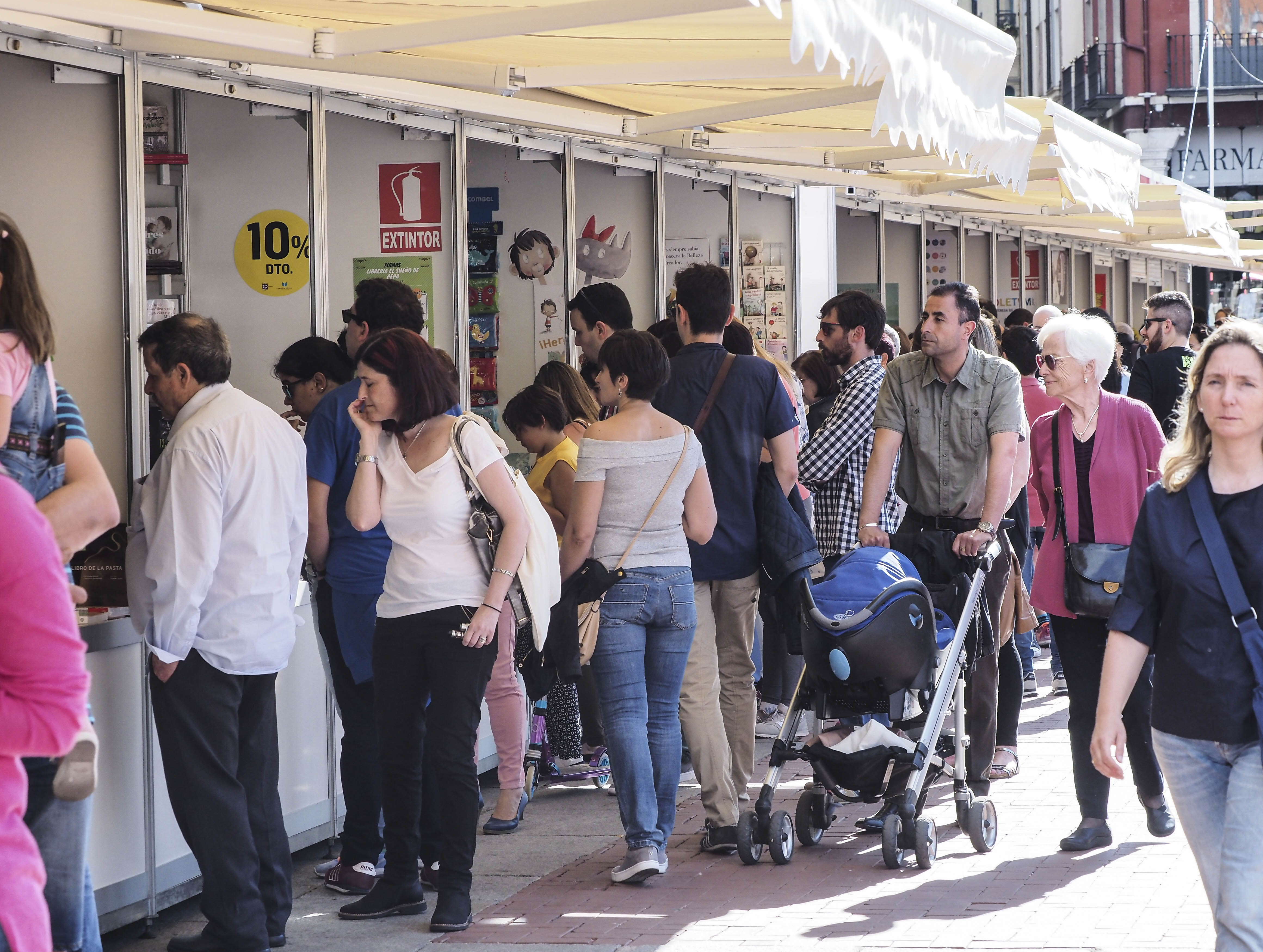 Casetas de la Feria del Libro de Valladolid