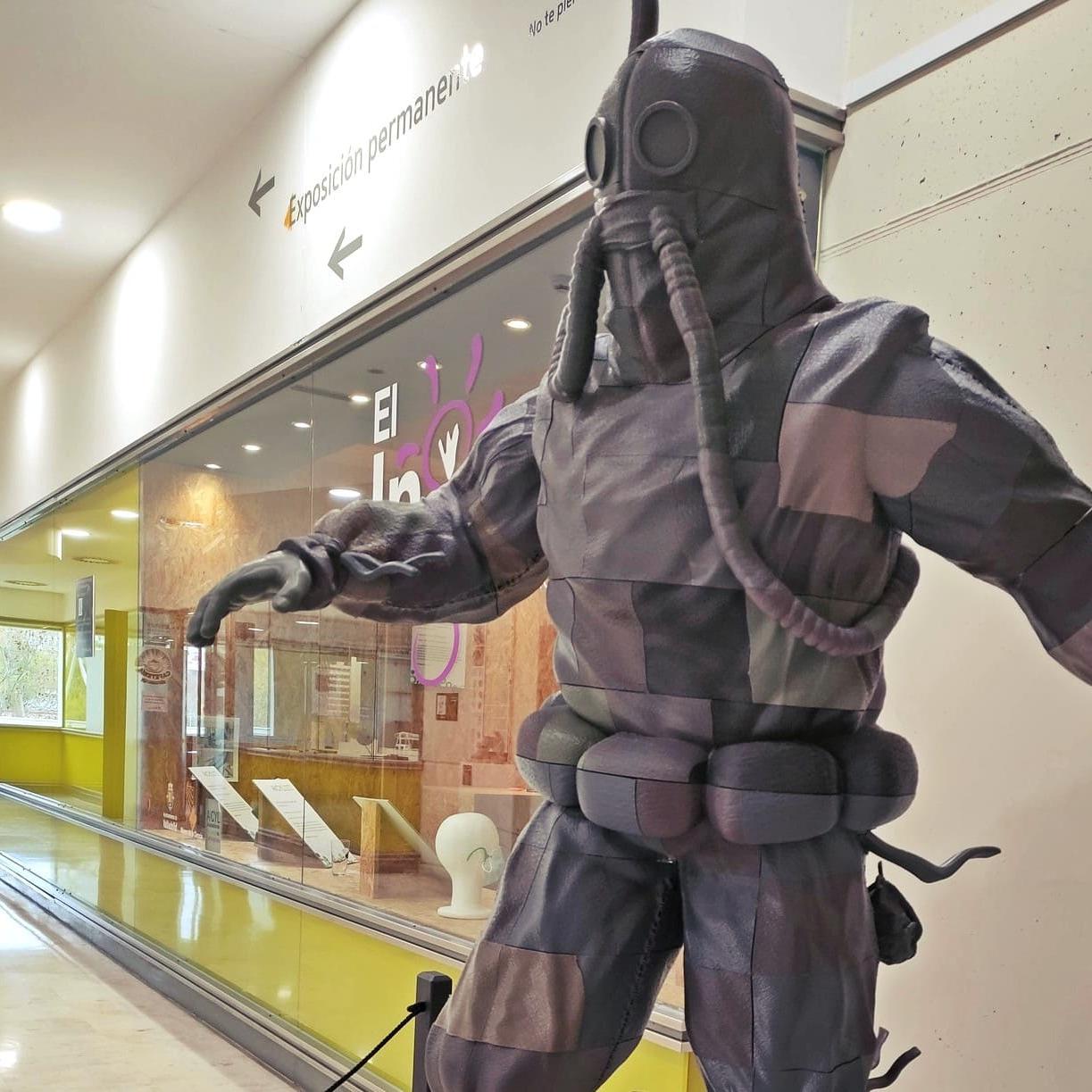 Exposición 'Buzo del Pisuerga' en el Museo de la Ciencia de Valladolid