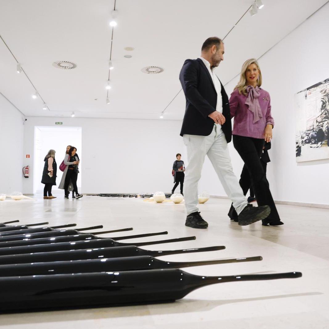 Presentación de la exposición Cuestión de piel en el Museo Patio Herreriano