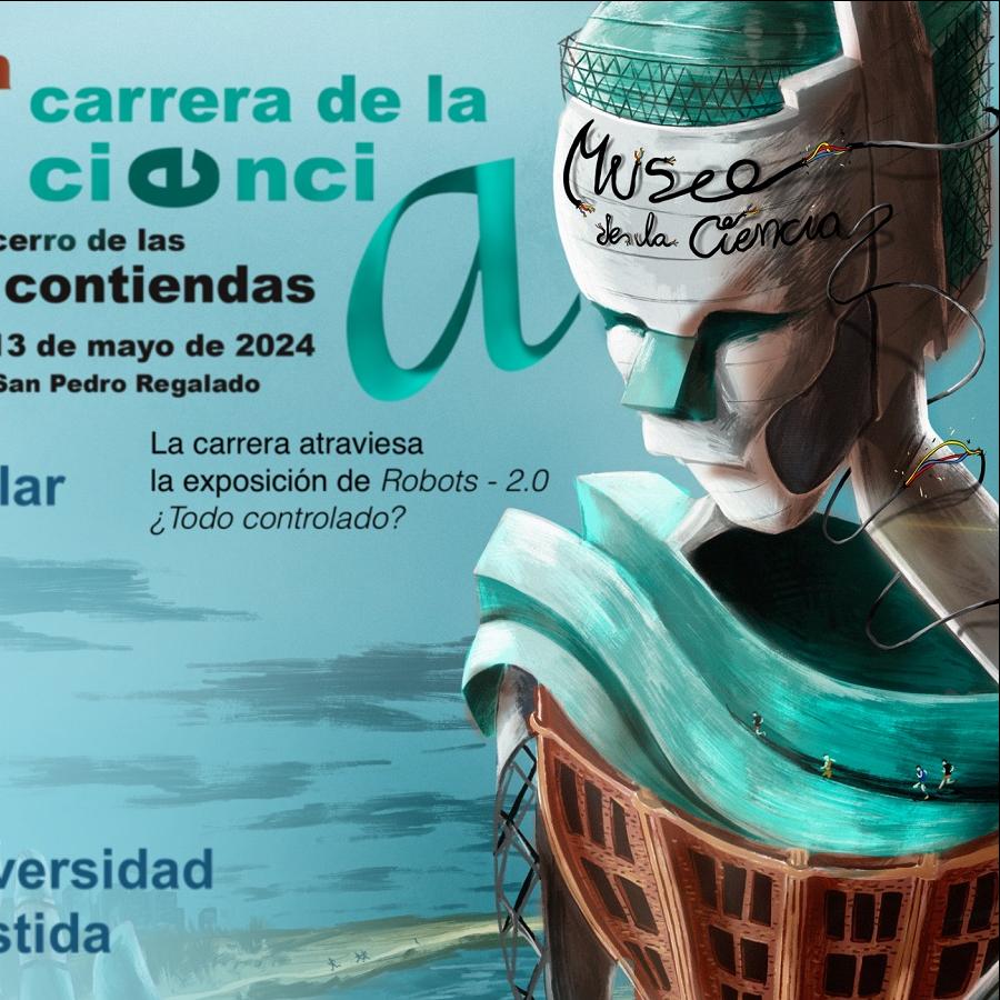 Cartel carrera museo ciencia