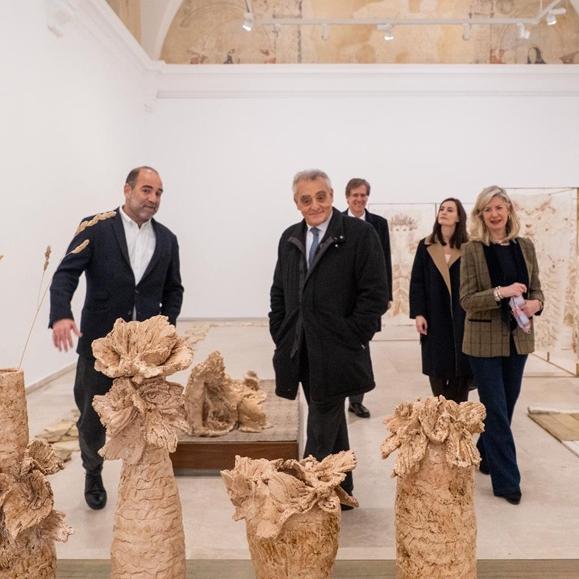 Visita embajador italia Museo Patio Herreriano