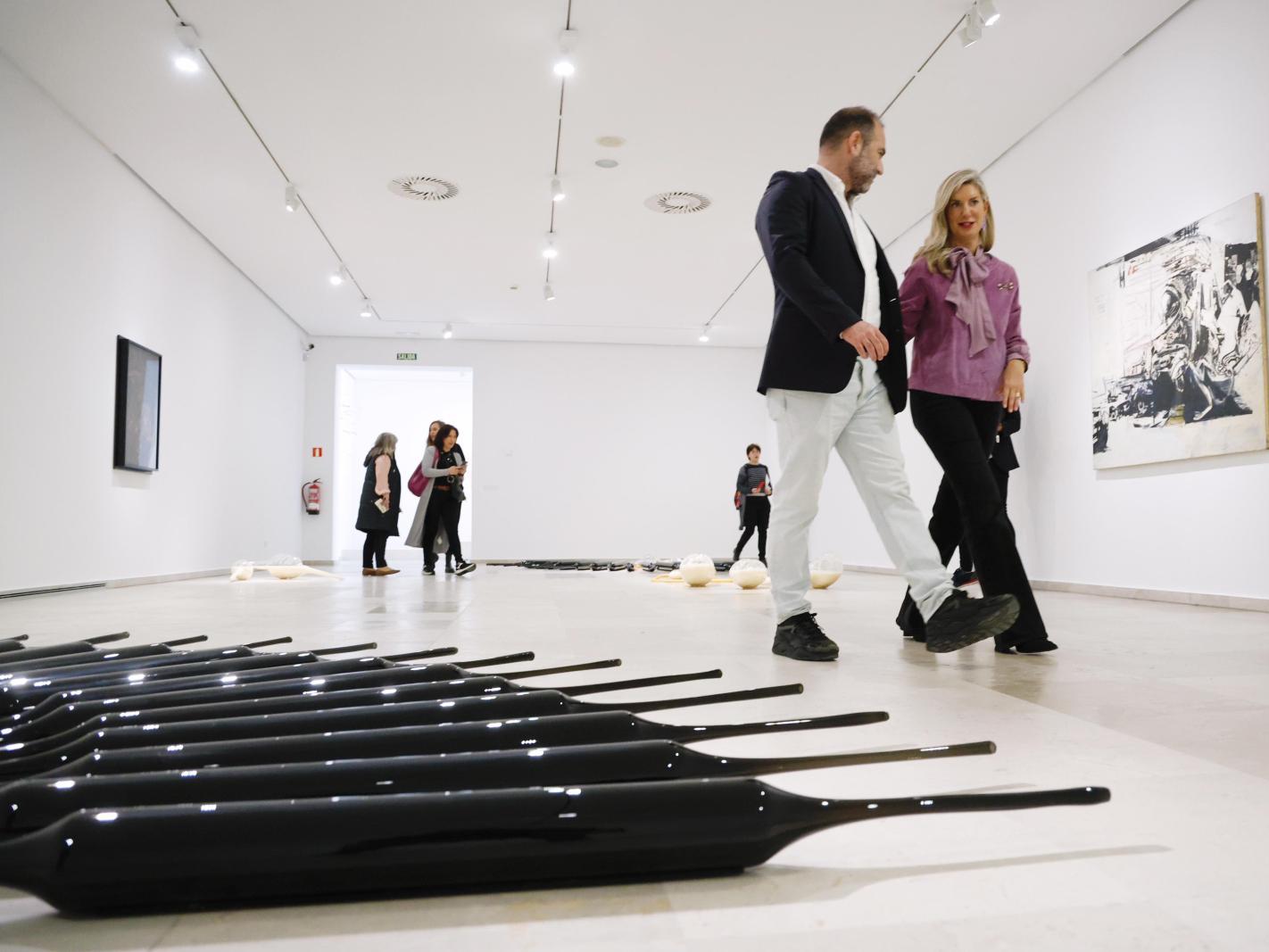 Presentación de la exposición Cuestión de piel en el Museo Patio Herreriano