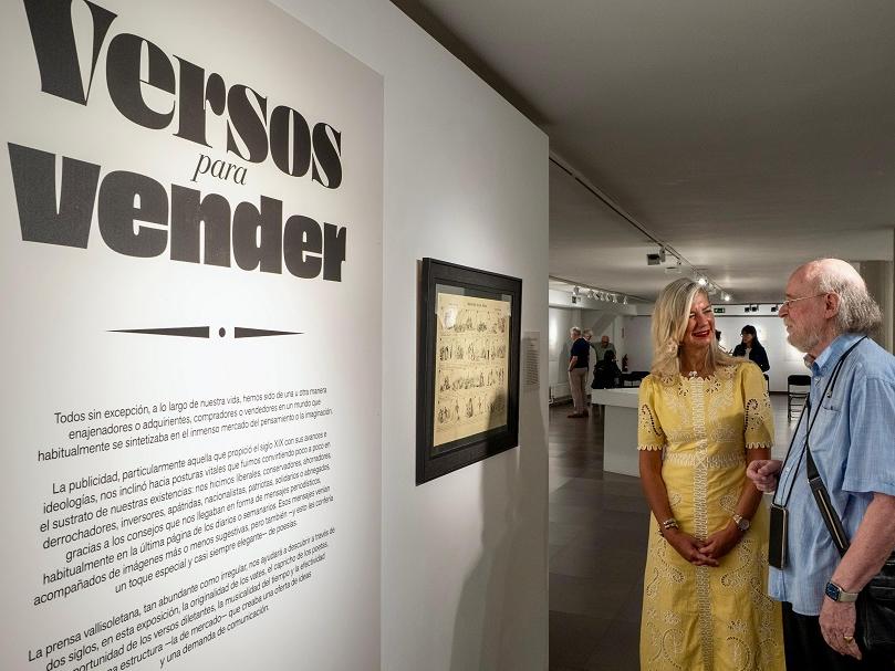 Presentación exposición versos para vender